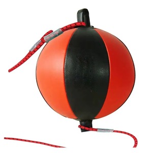 Ballon de frappe double en cuir PU véritable de haute qualité, entièrement imprimé par sublimation, pour sac de boxe, personnalisable avec étiquette privée - Product Image 6
