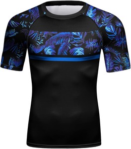 Fabricant d'ensembles de rashguards MMA personnalisés haut de gamme, ensembles de compression sportifs respirants, OEM ODM - Product Image 2
