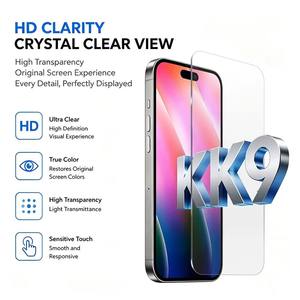 ฟิล์มกระจกนิรภัย Ultra Strong KK9 Guard สำหรับ iPhone 18 Pro ป้องกันการกระแทก ฟิล์มกระจกแบบกำหนดเองสำหรับ iPhone 18 - Product Image 2