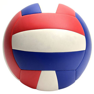 High Quality OEM <b>Machine</b> <b>Stitched</b> Leather Durable Lightweight Professional Training Volleyballs Entertainment Adjustable Closure - Product Image 2