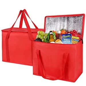 Sac isotherme durable en gros pour bouteilles, isolé, OEM/ODM Vietnam, personnalisé, en non-tissé, avec fermeture éclair, écologique - Product Image 6
