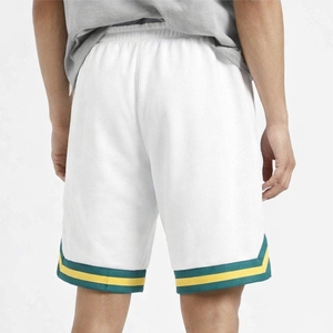 Shorts de basket-ball blancs pour hommes, respirants, légers, pour l'entraînement sportif, la course à pied, la salle de sport, taille élastique, été, logo personnalisé - Product Image 2