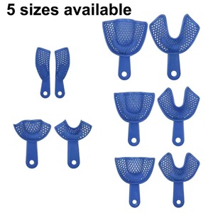 Bandeja de Impresión Dental de Plástico, Retenedor de Dientes Autoclavable, Soporte para Modelo de Dentadura Superior e Inferior, Instrumentos Orales Manuales - Product Image 4