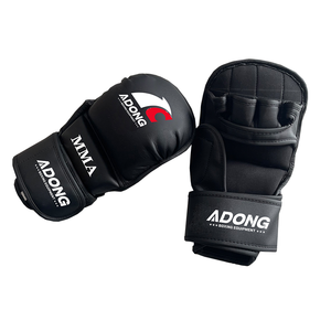 Guantes de MMA de Cuero AIDONG con Logotipo Personalizado para Entrenamiento, Sparring, Saco de Boxeo, Guantes de UFC - Product Image 2