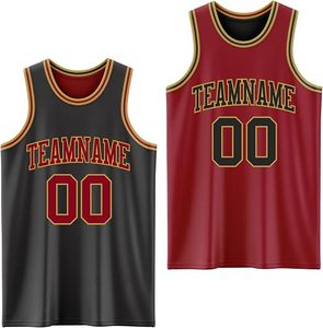 Ensemble de maillots de basket-ball personnalisés de haute qualité, bleu orange, impression sérigraphique, polyester respirant, unisexe adulte, nom et numéro de l'équipe - Product Image 2