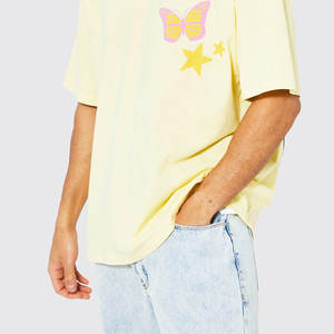 Camisetas de Hombre de Corte Regular con Estampado Gráfico, 100% Algodón, Logotipo Personalizado, Impresión Puff, Transpirables, Ecológicas, de Secado Rápido y Manga Corta - Product Image 6