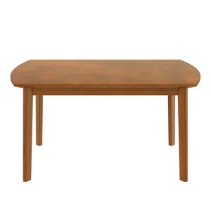 Metà del secolo moderno tavolo da pranzo della fattoria Set 4 pezzo tavolo in legno massello 5 sedie imbottite casa cucina appartamento risparmio di spazio - Product Image 2