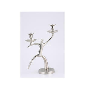 Bougeoir d'intérieur et d'extérieur, Design de luxe, en métal massif, lanterne brillante - Product Image 3