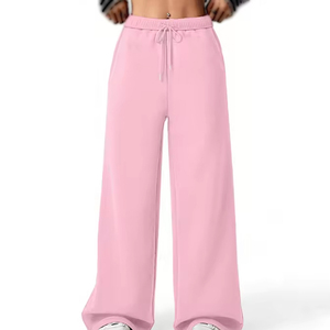 Custom Vintage Sweatsuit OEM Eco-Friendly Polyester/Cotton <b>Bell</b> Bottom Flare Retro Fashion Design Casual Office and Party Look - Product Image 6