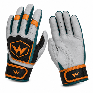 Gants de frappe de baseball personnalisés en gros – Construction en cuir premium, adhérence améliorée, absorption des chocs – Pour adultes et jeunes, entraînement sportif - Product Image 1