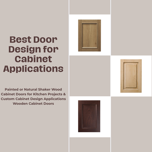 Puertas de Madera Maciza Pintadas o Naturales para Cocina, Diseño de Gabinetes Personalizados, Paneles de Puerta de Madera para Interiores Contemporáneos - Product Image 2