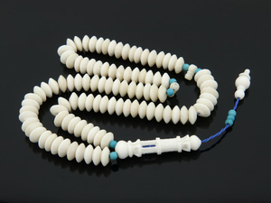 Tasbih de Hueso Hecho a Mano con 33/99 Cuentas, Cuentas de Oración Islámicas - Product Image 4