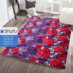Alfombra antideslizante suave y cómoda con puntos de goma natural de poliéster hechos a máquina sin alergias para una habitación más hermosa - Product Image 4