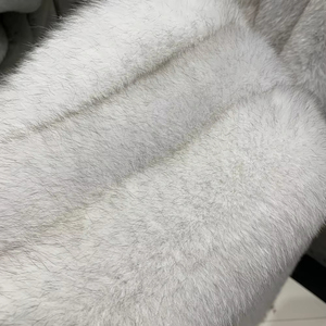 เสื้อโค้ทขนสุนัขจิ้งจอกสำหรับผู้ชายแบบยาวมีฮู้ดสำหรับสี่ฤดู - Product Image 4