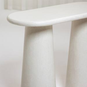 โต๊ะคอนโซลไมโครคอนกรีตลายจุด วานดานา ลูนาเรส เซโนวา ดีไซน์ทันสมัยแบบมินิมอล - Product Image 5