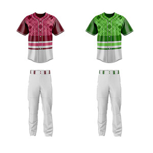 Uniforme de baseball personnalisé de haute qualité, nouvelle arrivée 2025, impression par sublimation, vêtements de sport en gros, uniforme de baseball par sublimation 2025 - Product Image 2