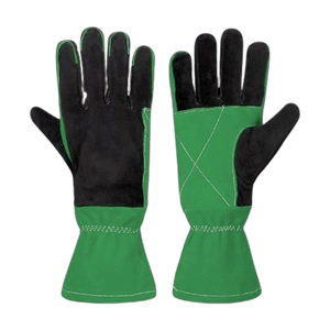 ถุงมือเชื่อมหนังวัวเสริมแรงเอนกประสงค์ ป้องกันการเสียดสีและความร้อน สำหรับงานอุตสาหกรรมและการป้องกันส่วนบุคคล - Product Image 5