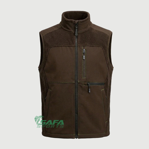 Mens <b>Fleece</b> <b>Gilet</b> Navy Full Zip Outdoor Warm Vest <b>Fleece</b> <b>Gilet</b> for Men Durable Lightweight Winter Casual Wear UK Style - Product Image 2