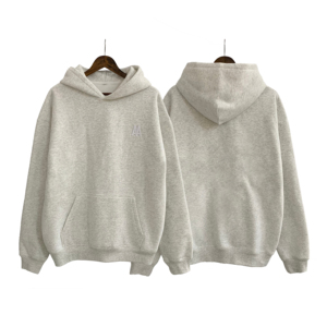 ชุดจ็อกเกอร์ผ้าฝ้ายแบบเรียบสั่งทำขายส่งสำหรับผู้ชายและผู้หญิง ชุดวอร์มกีฬาไซส์ใหญ่พร้อมฮู้ดลำลองสำหรับฤดูหนาว - Product Image 2