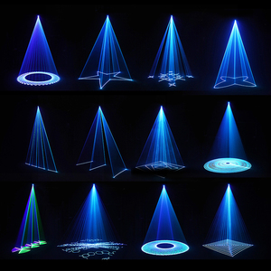 SHEHDS Luz Láser de Cabeza Móvil de 3W, Proyector de Patrones de Animación RGB, Luz Láser para DJ con DMX512 de 26 Canales, Solución de Iluminación para Discotecas - Product Image 5