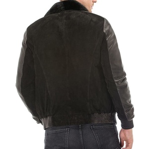 Hot Sale Genuine Men Leather Jacket Slim Fit Men Leather Jacket Customized Jacket With Latest Design - Product Image 2
