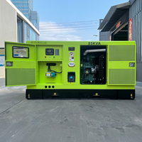 Générateurs diesel silencieux à faible bruit 50/60/80/100/150 kVA à 4 temps, alimentés par un alternateur en cuivre pur Perkins, générateur diesel