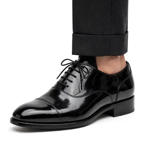 Zapatos Oxford de Vestir para Hombre, de Cuero Charol, con Cordones, Punta Cerrada, Color Sólido, para Oficina y Carrera Profesional, para Todas las Temporadas, de BD - Product Image 6