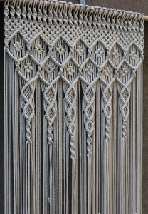 Handmade Macrame <b>Curtain</b>, Boho Wedding Backdrop, Home Decor - Product Image 3