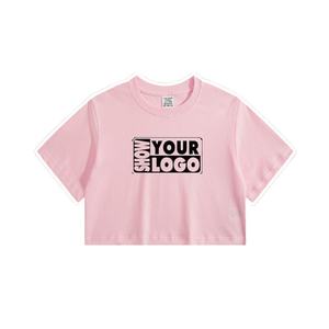 T-shirts courts pour femmes, tissu léger et respirant, coupe confortable pour les vêtements décontractés quotidiens - Product Image 1