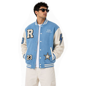 Custom Varsity <b>Jacket</b> <b>Men</b>’s Letterman <b>Jacket</b> Baseball Bomber <b>Jacket</b> College Streetwear <b>Jacket</b> OEM ODM Wholesale Manufacturer - Product Image 5