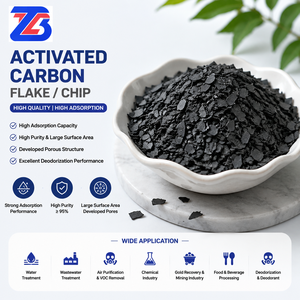 Charbon actif en flocons de qualité supérieure pour le traitement de l'air, la filtration liquide, la protection de l'environnement et l'adsorption industrielle - Product Image 1
