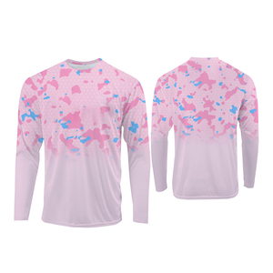 เสื้อเจอร์ซีย์ตกปลาแบบกำหนดเอง UPF 50 สำหรับผู้ชาย เสื้อผ้าตกปลา เสื้อฮู้ดแขนยาวป้องกันรังสียูวี พร้อมผ้าคลุมคอ - Product Image 3