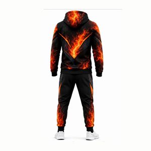 Survêtement de sport à sublimation de haute qualité, coupe élastique, pour entraînement de performance, vêtements d'échauffement, survêtement de sport personnalisé par sublimation - Product Image 3