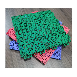 Dalles de sol sportives emboîtables en plastique TPE haute résistance, imperméables et portables pour terrains de tennis et de basketball - Product Image 4
