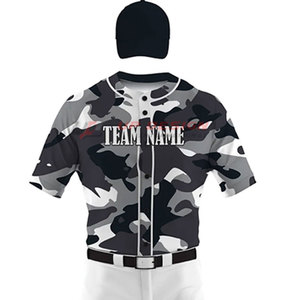 ชุดเบสบอลแบบใหม่ คุณภาพสูง ระบายอากาศได้ดี ผลิตด้วยเทคนิค Sublimation ผ้าโพลีเอสเตอร์ 100% รับทำโลโก้และดีไซน์ตามสั่ง บริการ OEM - Product Image 4