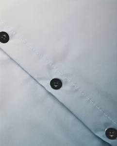 Men's Solid Color Short Sleeve Shirt Shorts Set Breathable Knitted Casual Summer Wear Light Blue Drawstring Pants Outfit Quick - Product Image 3