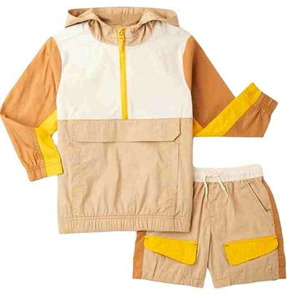 Nuevo Conjunto Deportivo Corto con Contraste de Color, Chaqueta Cortavientos Personalizada para Hombre, Conjunto de 2 Piezas, Chaqueta Cortavientos en Oferta - Product Image 5