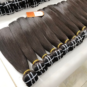 Venta al por mayor 100% Extensiones de cabello humano liso natural 12 grados Larga vida útil Proveedor de trama única - Product Image 1