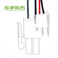 وصلة أسلاك مخصصة بموصلين من نوع Molex 39-01-2025، صفان، 4 أزواج، بمسافة 2 بين، متوافقة مع RoHS، نحاس مطلي بالقصدير، PVC، إلكترونية