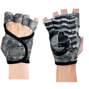 Custom Logo & Color Gymnastics Hand Grips for Heavy Deadlifts Cowhide Palm Protection No <b>Chalk</b> Weightlifting Hand Wraps - Product Image 1