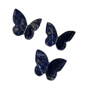 Mariposa Voladora de Sodalita de Cristal de Alta Calidad con Alas Talladas en 3D y Piedra Curativa, Decoración para el Hogar, Mayorista de Cristales - Product Image 5