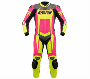 ชุดแข่งรถมอเตอร์ไซค์หนังพรีเมียมสั่งตัดพิเศษ MotoCP แบบชิ้นเดียว/ชุดขับขี่พร้อม Hump ระดับ 2 CE ผลิตตามขนาดที่สั่ง - Product Image 1