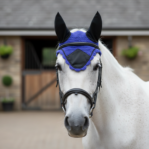 Malla para Orejas de Caballo de Ganchillo Personalizada de Alta Calidad, Ligera y Hecha a Mano, para Equitación - Product Image 4