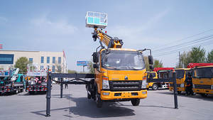 HOWO 23M, 27m, <span class=keywords><strong>30M</strong></span>, แพลตฟอร์มการทำงานทางอากาศรถบรรทุกถังเก็บเชอร์รี่ - Product Image 4