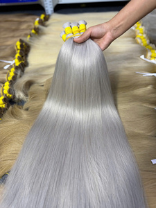 Extensiones de Cabello Humano Virgen Vietnamita de 28 Pulgadas y 100 Gramos, Alta Calidad 613ASH con Puntas Super Dobles, Gran Venta - Product Image 5