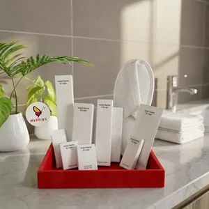 Guest Room Eco Friendly Travel Size Amenities Set Premium Hotel Bathroom Toiletries <b>Kit</b> for Hotels Resorts and Hospitality - Product Image 3