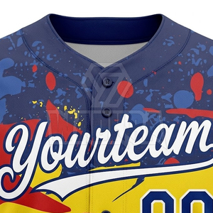 เสื้อเบสบอลทีมแบบสั่งทำพิเศษ ชุดกีฬาทนทานสำหรับการแข่งขันและการฝึกซ้อม - Product Image 6