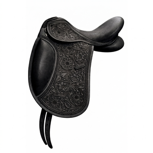 Silla de Montar Inglesa de Primera Calidad para Equitación, Hecha a Mano en Cuero Original, Silla de Montar Occidental Personalizable - Product Image 4