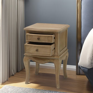 Chevet Anastasia à 2 tiroirs, style moderne, de la collection chambre à coucher, pour la maison et l'hôtellerie, en bois. - Product Image 6