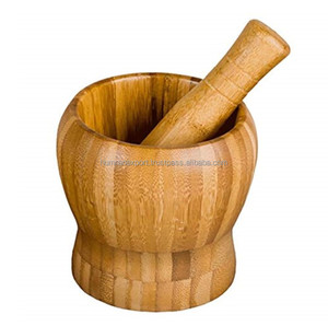 Venta al por mayor de trituradoras de madera hechas a mano con logotipo personalizado caja de especias de bambú con logotipo personalizado herramientas de especias empaquetadas a granel para el uso de sal - Product Image 1